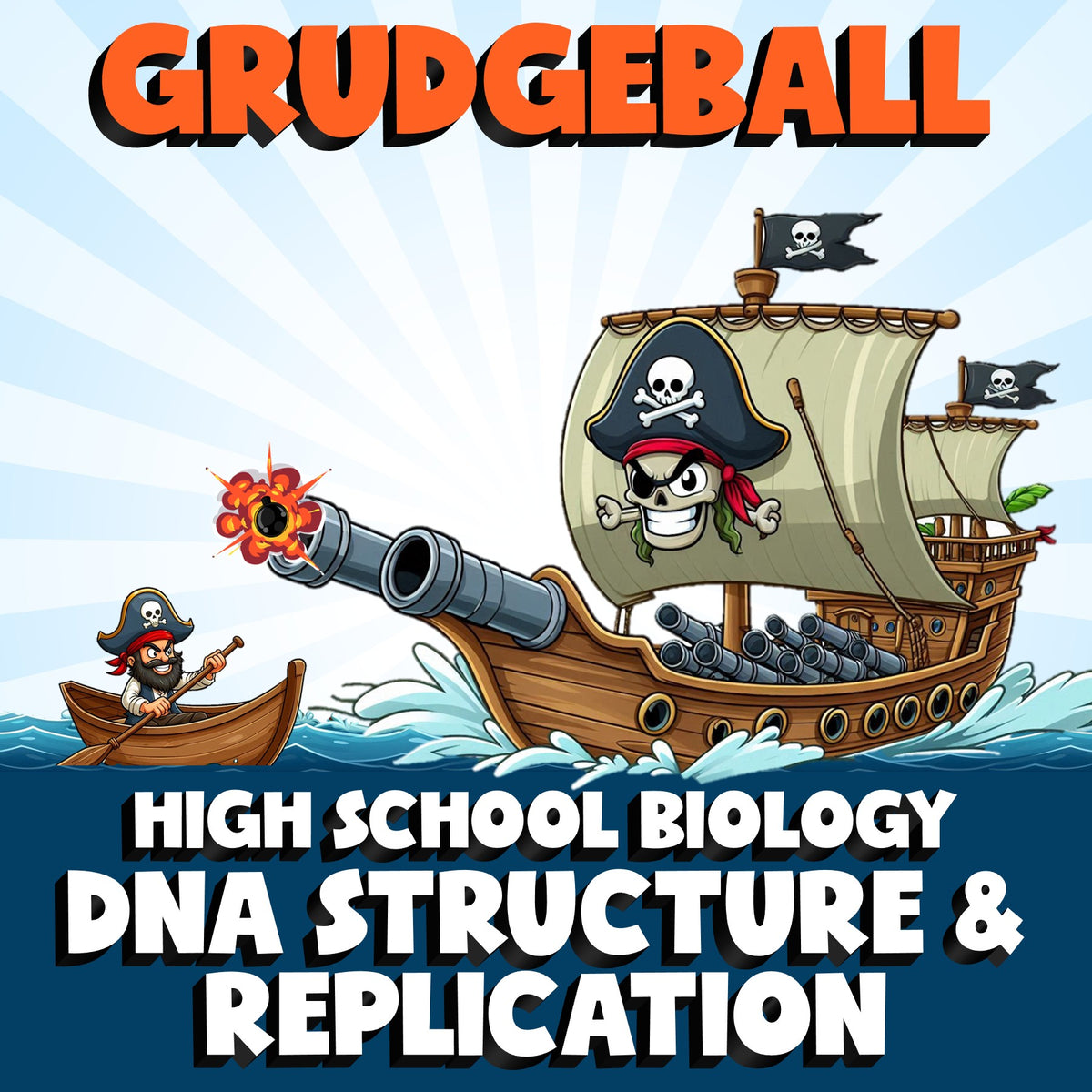 DNA Structure & Replication GRUDGEBALL Science Game - No Prep Biology Review