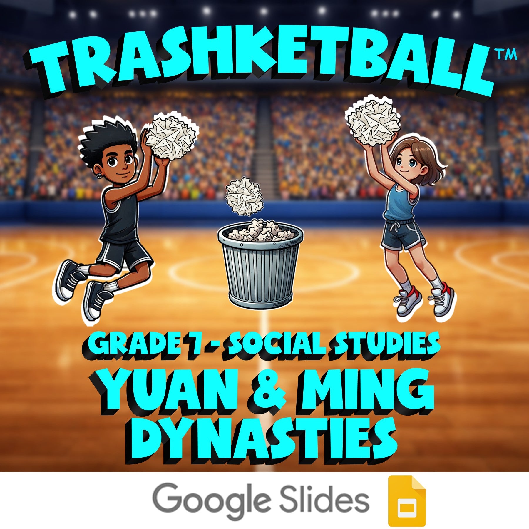 Yuan & Ming Dynasties TRASHKETBALL Socials Game - No Prep Grade 7 Review