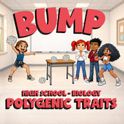 Polygenic Traits BUMP Science Game - No Prep Biology Review Activity