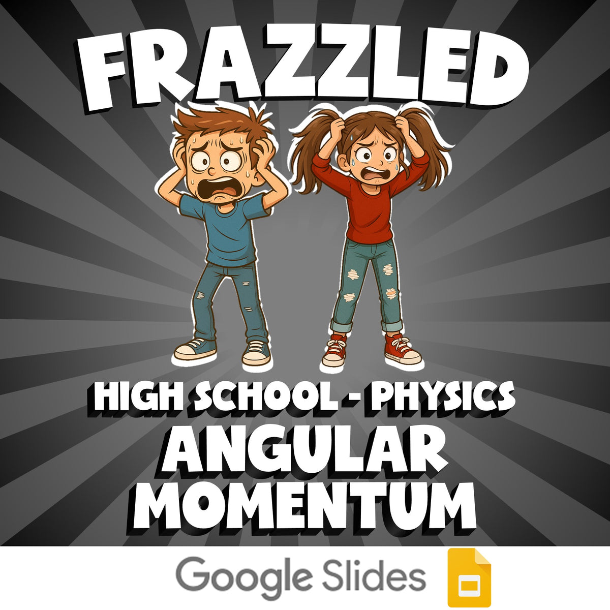 Angular Momentum FRAZZLED Science Game - No Prep Physics Review Activity