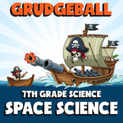 Space Science GRUDGEBALL Science Game - No Prep Grade 7 Review Activity