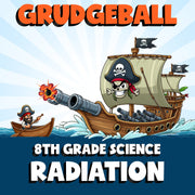 Radiation GRUDGEBALL Science Game - No Prep Grade 8 Review Activity