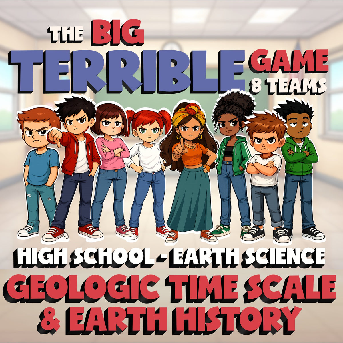 Geologic Time Scale & Earth History BIG TERRIBLE GAME - Earth Science Review