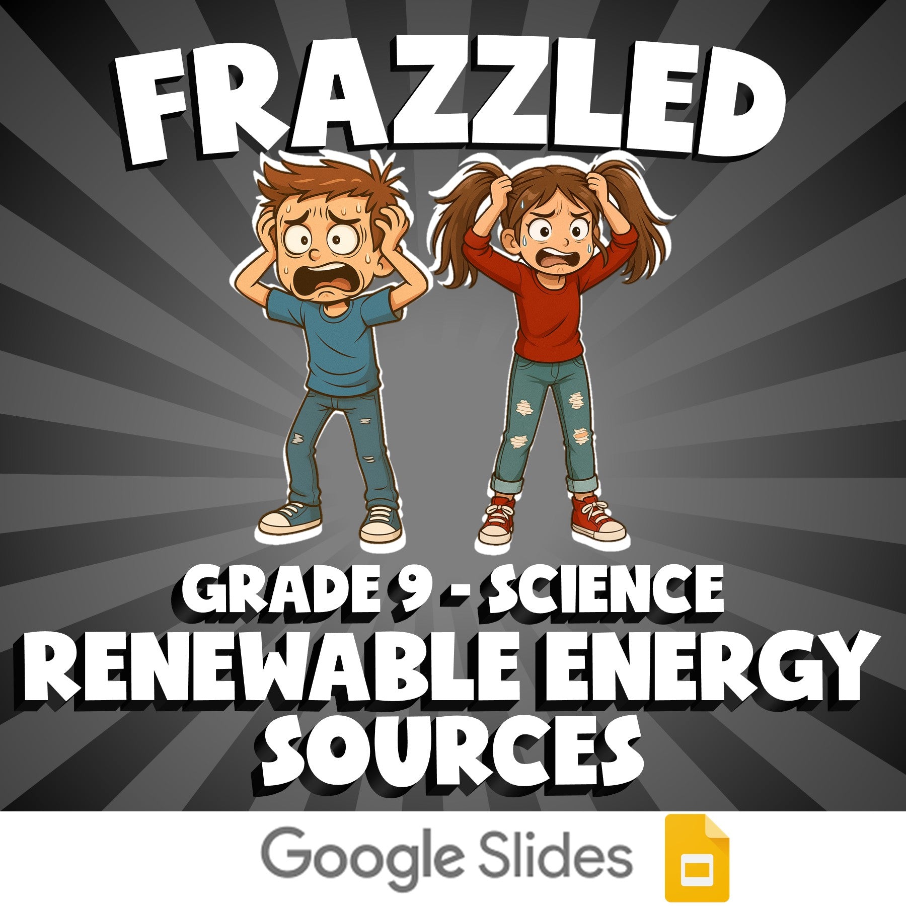 Renewable Energy Sources FRAZZLED Science Game - No Prep Grade 9 Review Activity