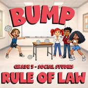 Rule of Law BUMP Socials Game - No Prep Grade 5 Review Activity