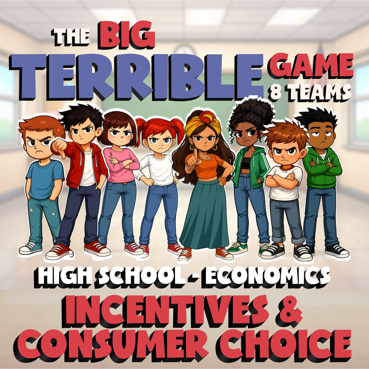 Incentives & Consumer Choice BIG TERRIBLE GAME - No Prep Economics Review