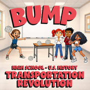 Transportation Revolution BUMP U.S. History Game - No Prep Review Activity