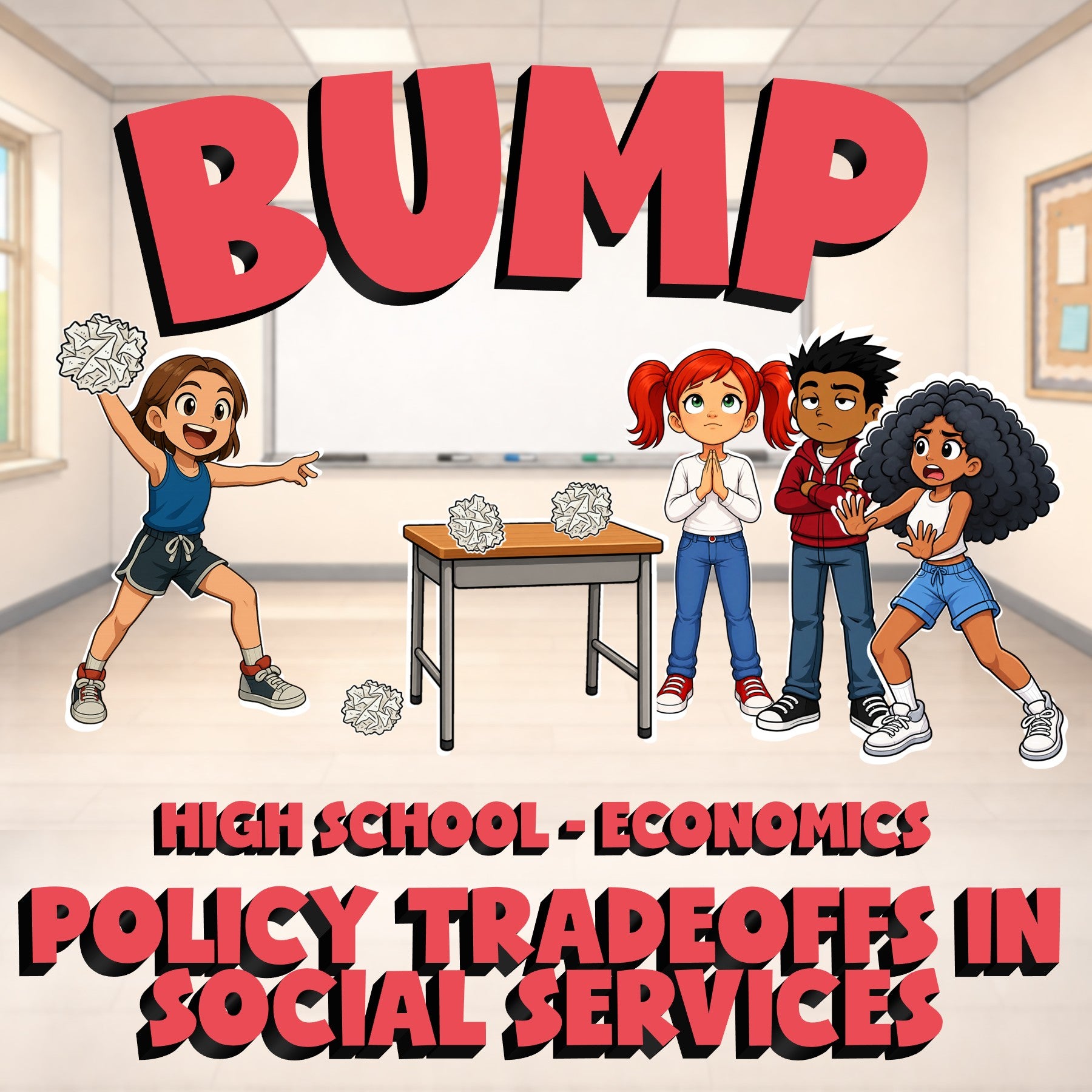 Policy Tradeoffs in Social Services BUMP Economics Game - No Prep Review
