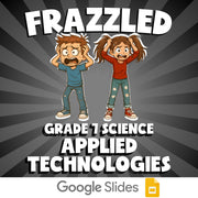 Applied Technologies FRAZZLED Science Game - No Prep Grade 7 Review Activity