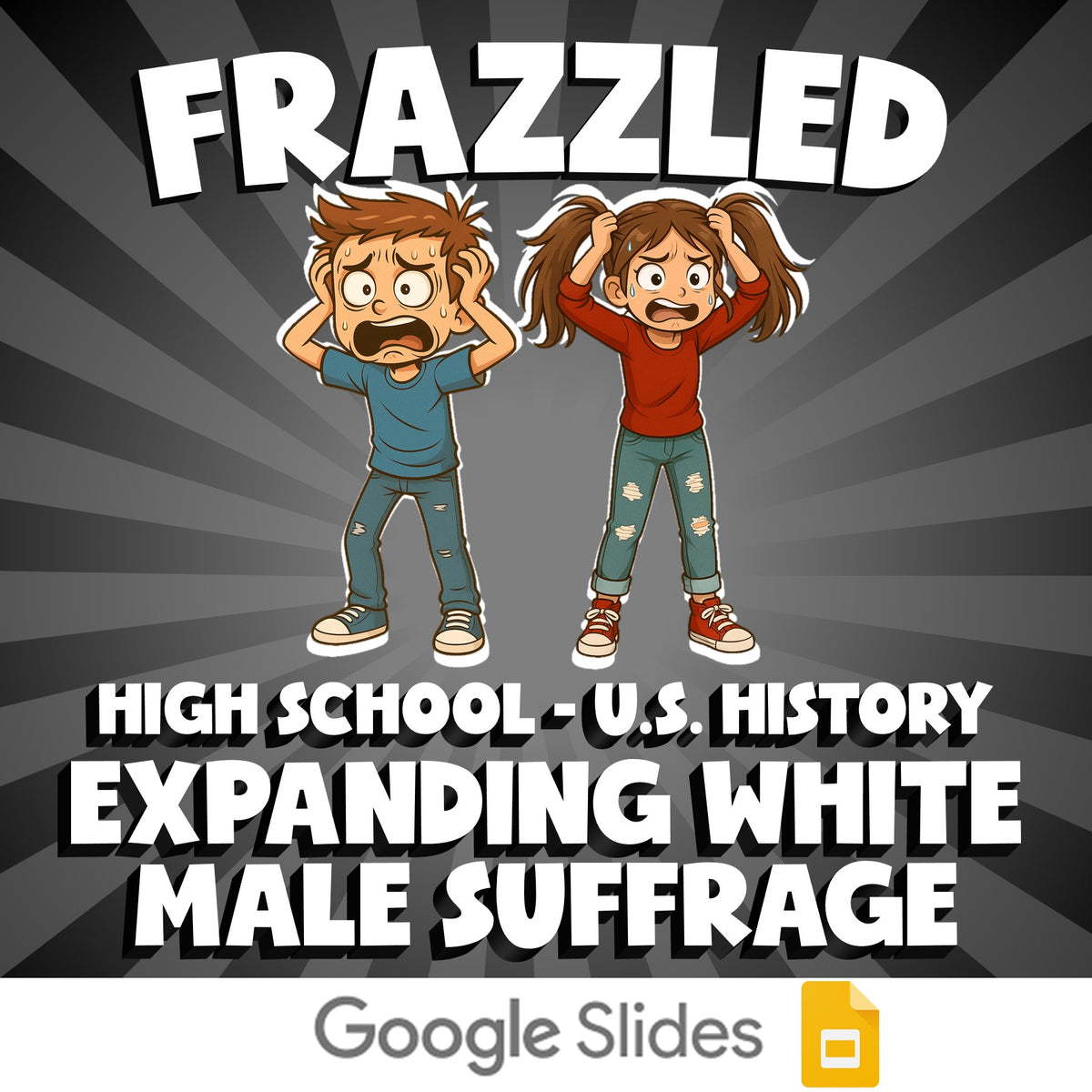 Expanding White Male Suffrage FRAZZLED U.S. History Game - No Prep Review