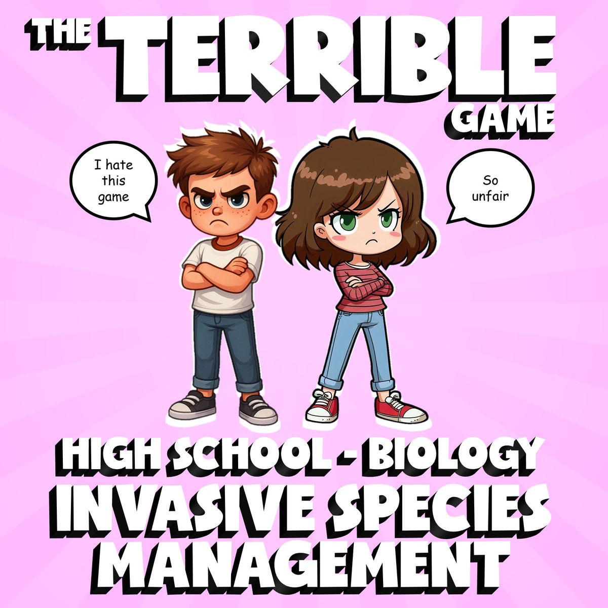 Invasive Species Management THE TERRIBLE GAME - No Prep Biology Science Review