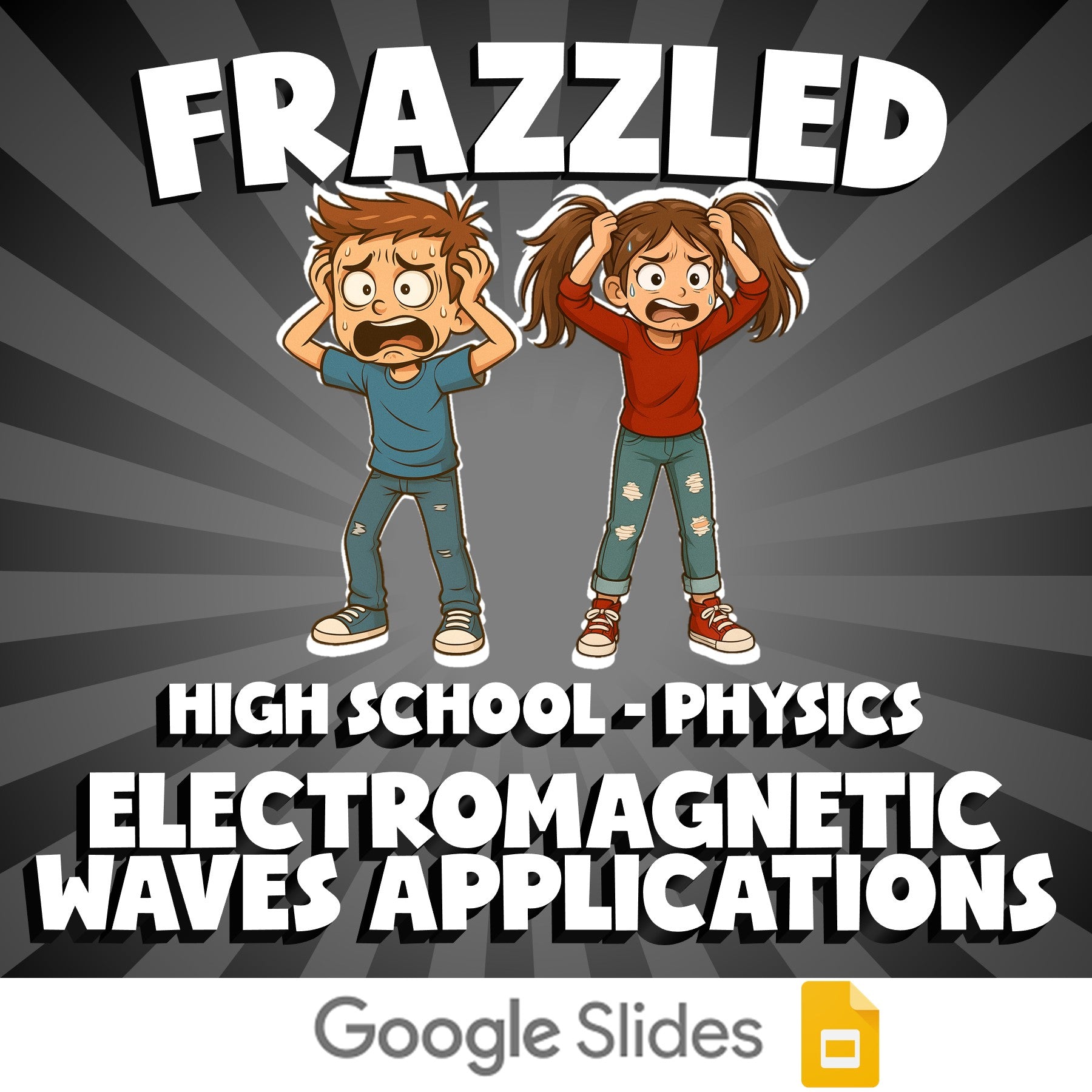 Electromagnetic Waves Applications FRAZZLED Science Game - No Prep Physics