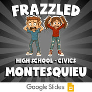 Montesquieu FRAZZLED Civics Game - No Prep Review Activity