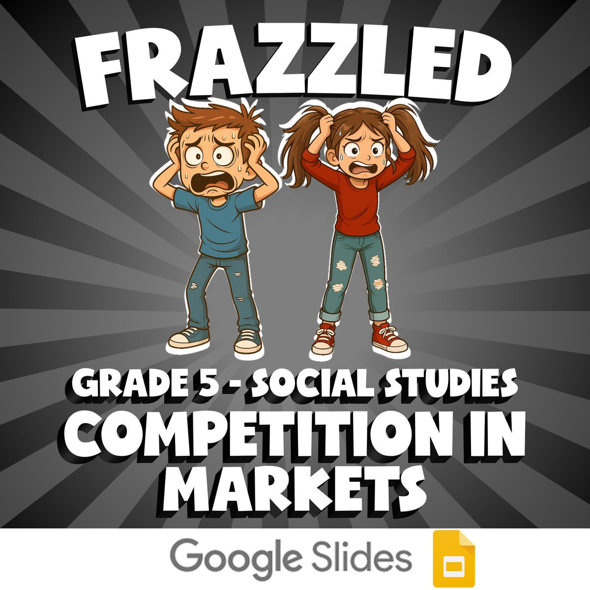 Competition in Markets FRAZZLED Socials Game - No Prep Grade 5 Review Activity