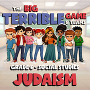 Judaism BIG TERRIBLE GAME - No Prep Grade 6 Socials Review Activity
