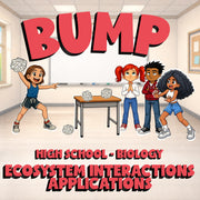 Ecosystem Interactions Applications BUMP Science Game - No Prep Biology Review
