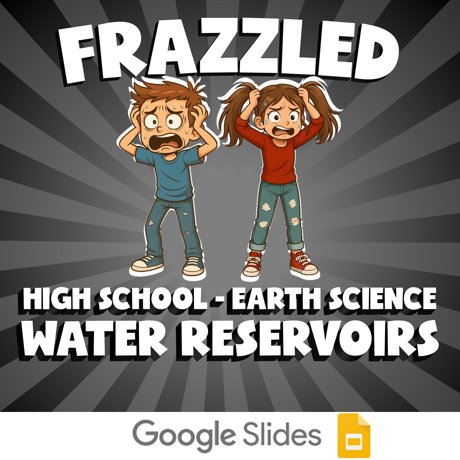 Water Reservoirs FRAZZLED Game - No Prep Earth Science Review Activity