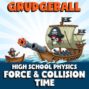 Force & Collision Time GRUDGEBALL Science Game - No Prep Physics Review Activity