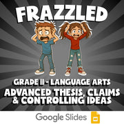 Advanced Thesis, Claims & Controlling Ideas FRAZZLED ELA Game - No Prep Grade 11