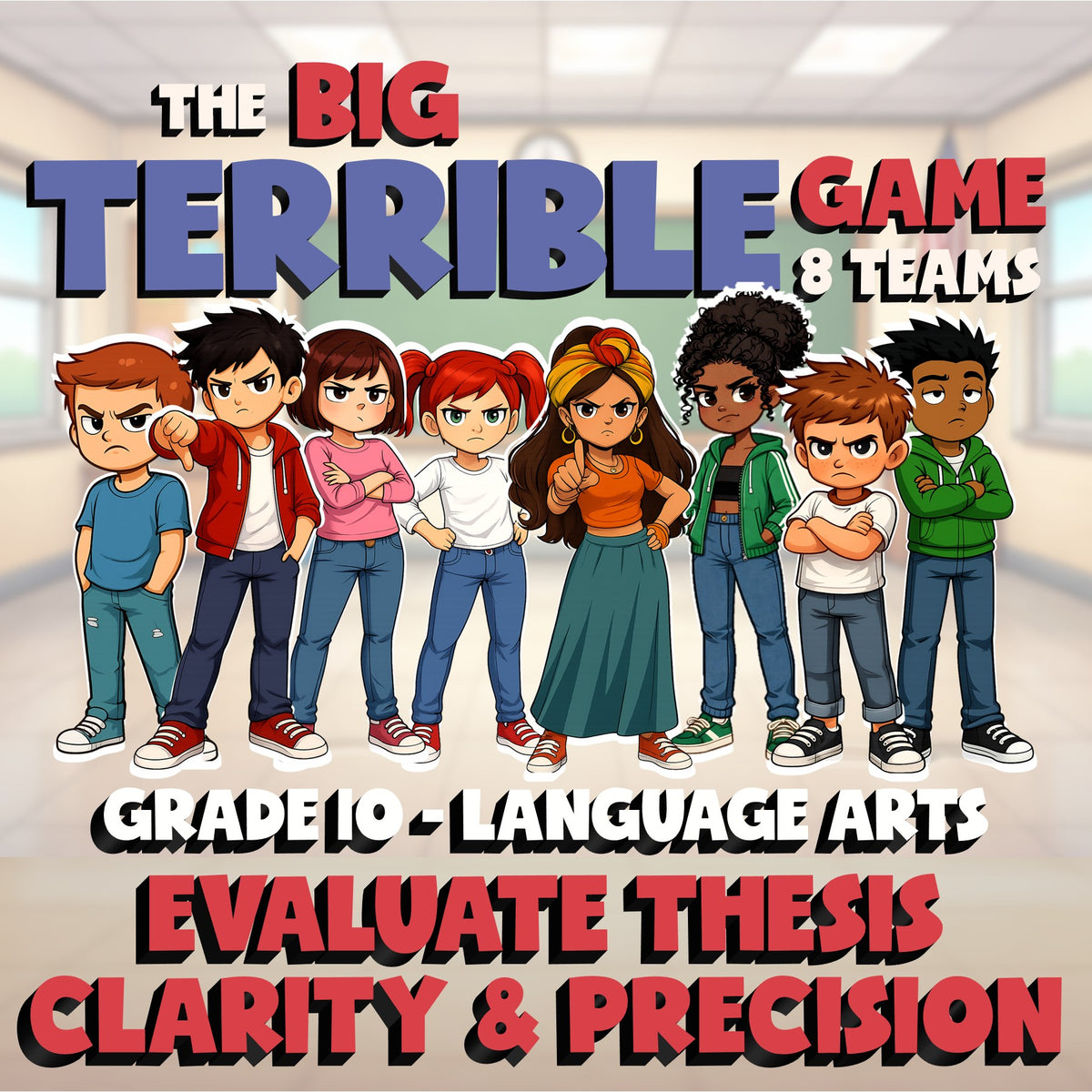 Evaluate Thesis Clarity & Precision BIG TERRIBLE GAME - Grade 10 ELA Review