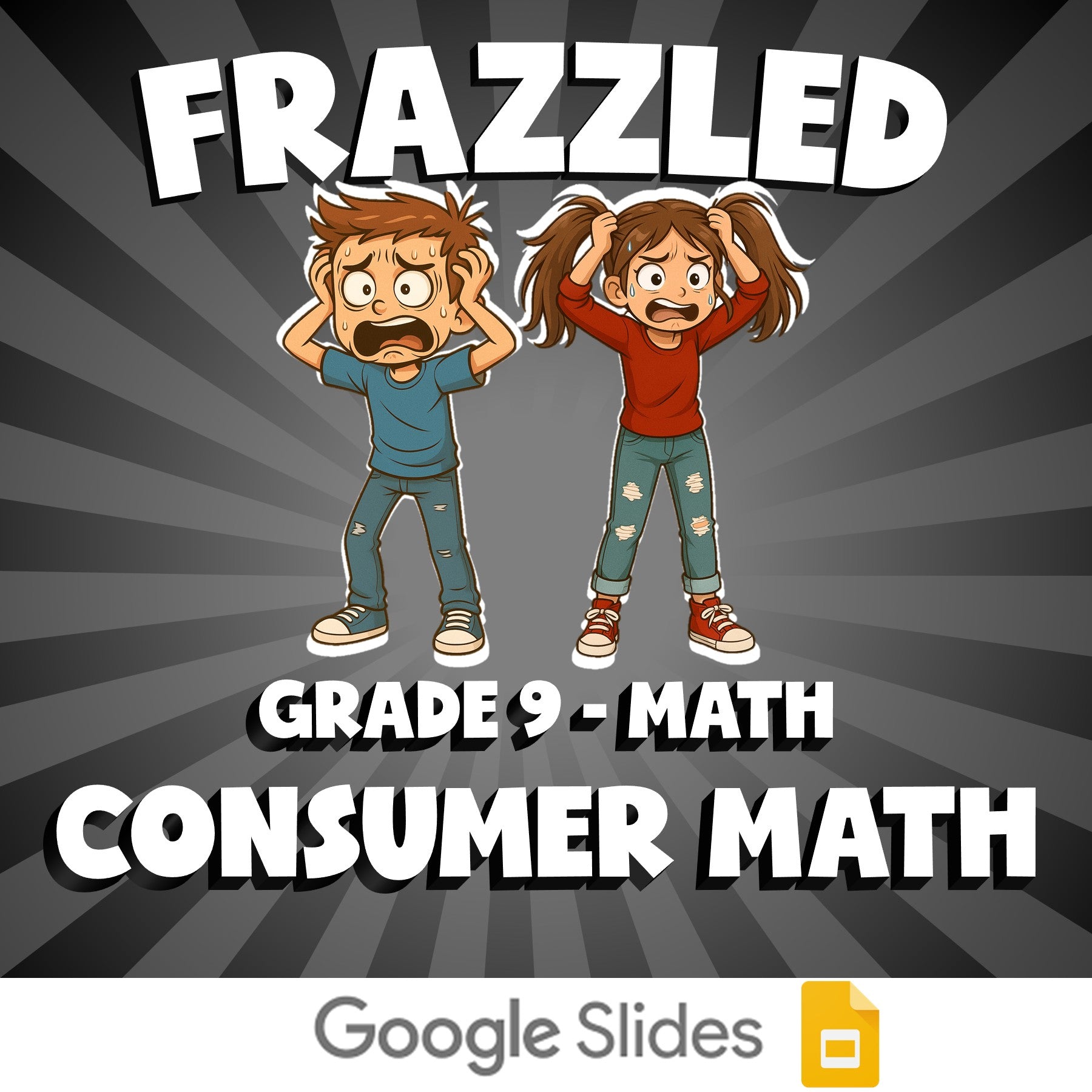 Consumer Math FRAZZLED Math Game - No Prep Grade 9 Review Activity