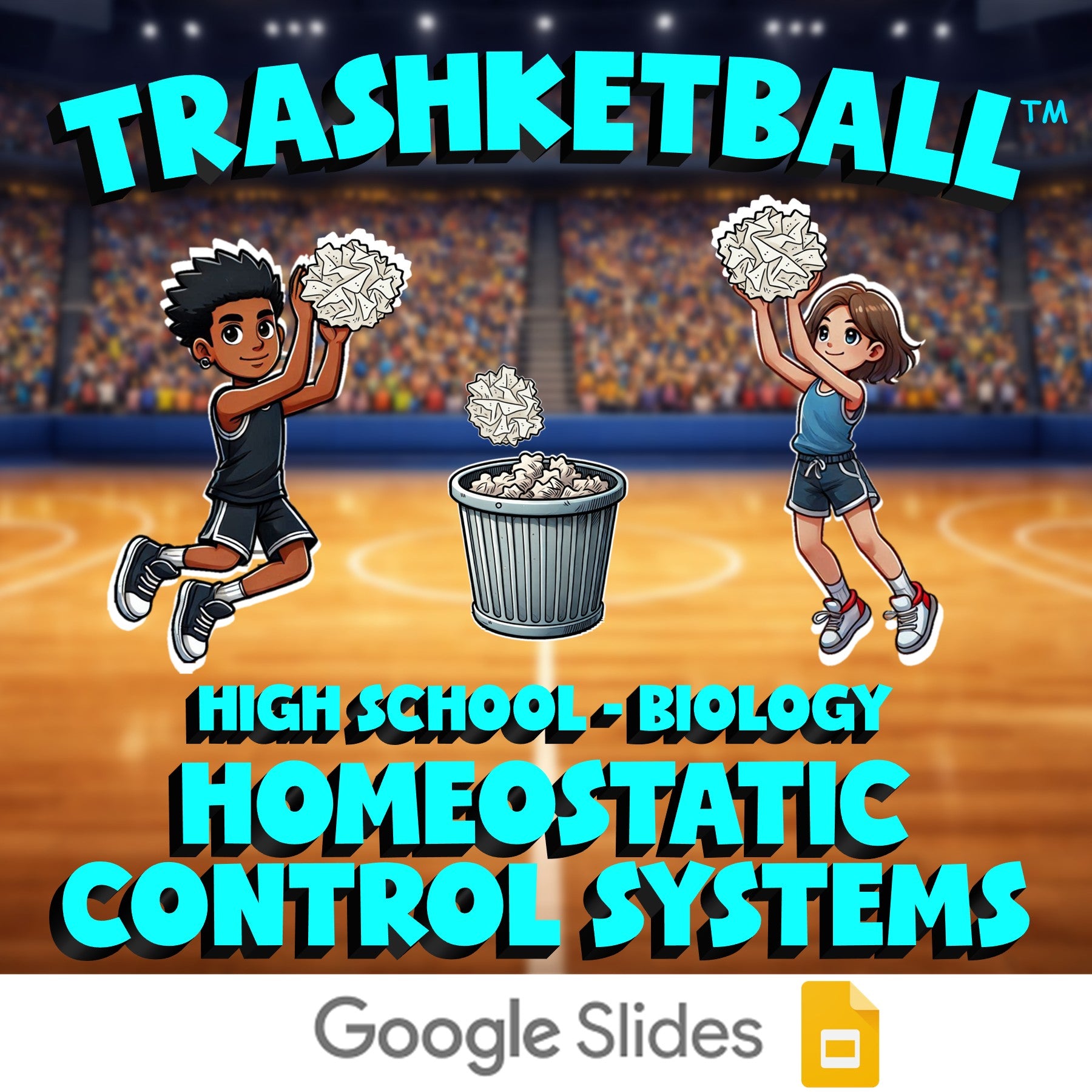 Homeostatic Control Systems TRASHKETBALL Science Game - No Prep Biology Review