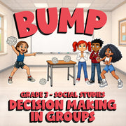 Decision Making in Groups BUMP Socials Game - No Prep Grade 3 Review Activity