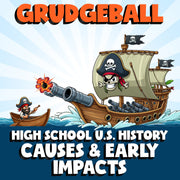Causes & Early Impacts GRUDGEBALL U.S. History Game - No Prep Review Activity