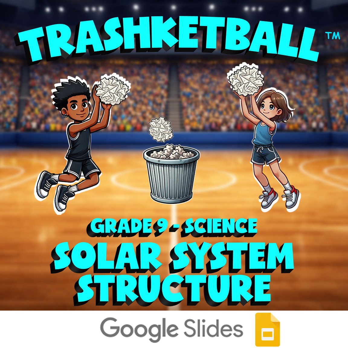 Solar System Structure TRASHKETBALL Science Game - No Prep Grade 9 Review