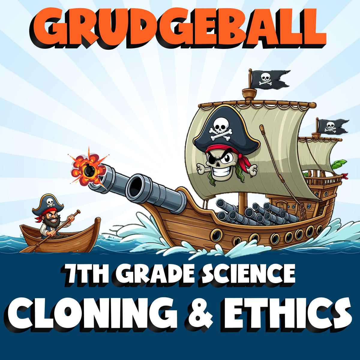 Cloning & Ethics GRUDGEBALL Science Game - No Prep Grade 7 Review Activity