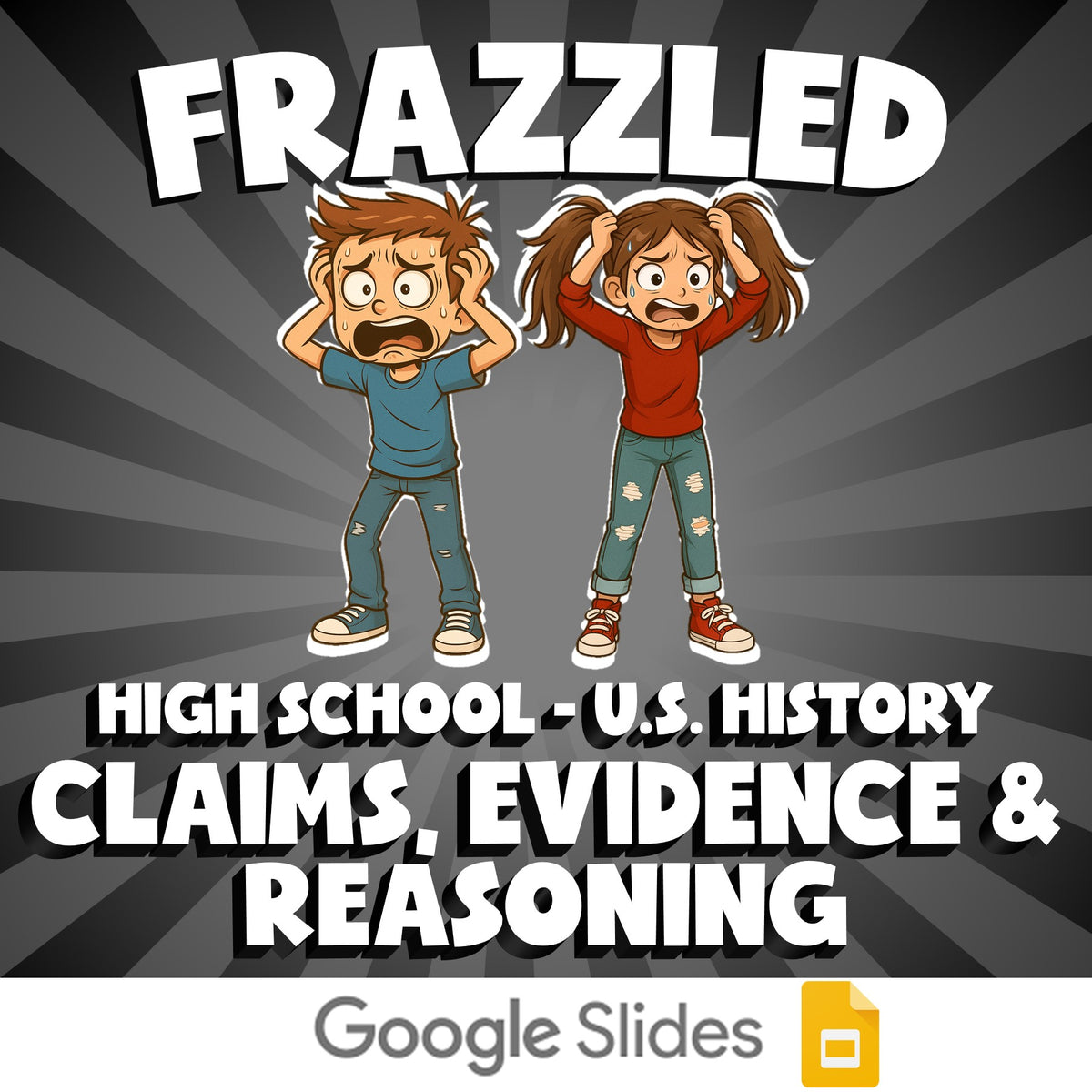 Claims, Evidence & Reasoning FRAZZLED U.S. History Game - No Prep Review