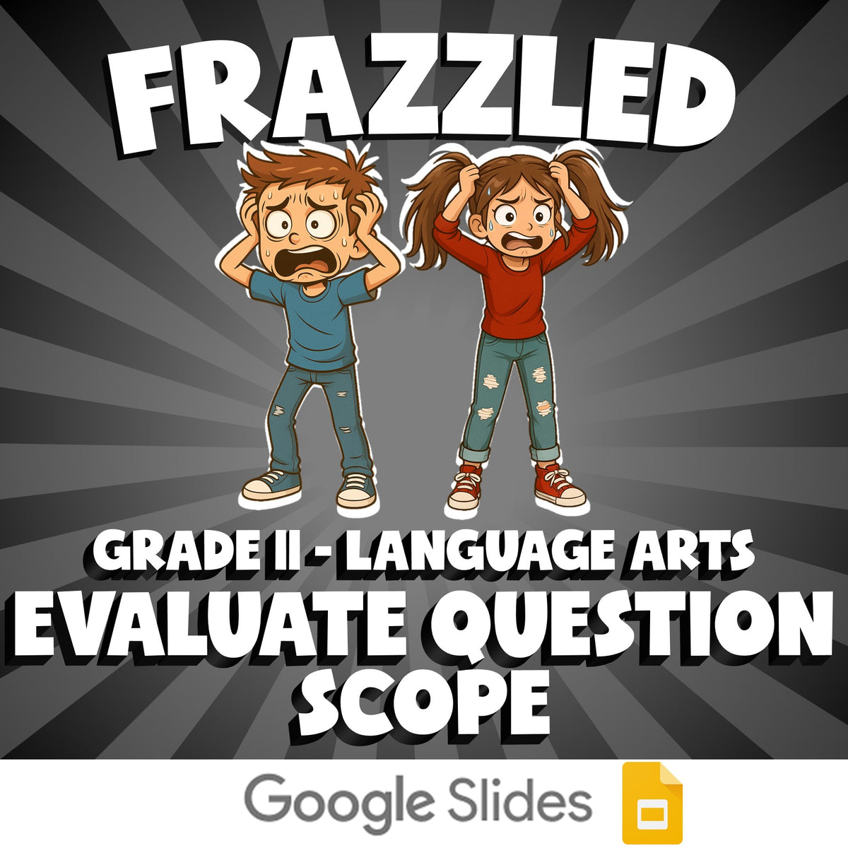 Evaluate Question Scope FRAZZLED ELA Game - No Prep Grade 11 Review Activity