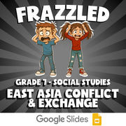 East Asia Conflict & Exchange FRAZZLED Socials Game - No Prep Grade 7 Review