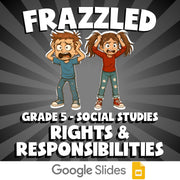 Rights & Responsibilities FRAZZLED Socials Game - No Prep Grade 5 Review