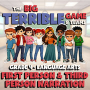 First Person & Third Person Narration BIG TERRIBLE GAME - Grade 4 ELA Review