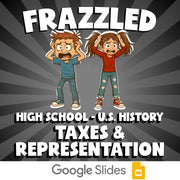 Taxes & Representation FRAZZLED U.S. History Game - No Prep Review Activity
