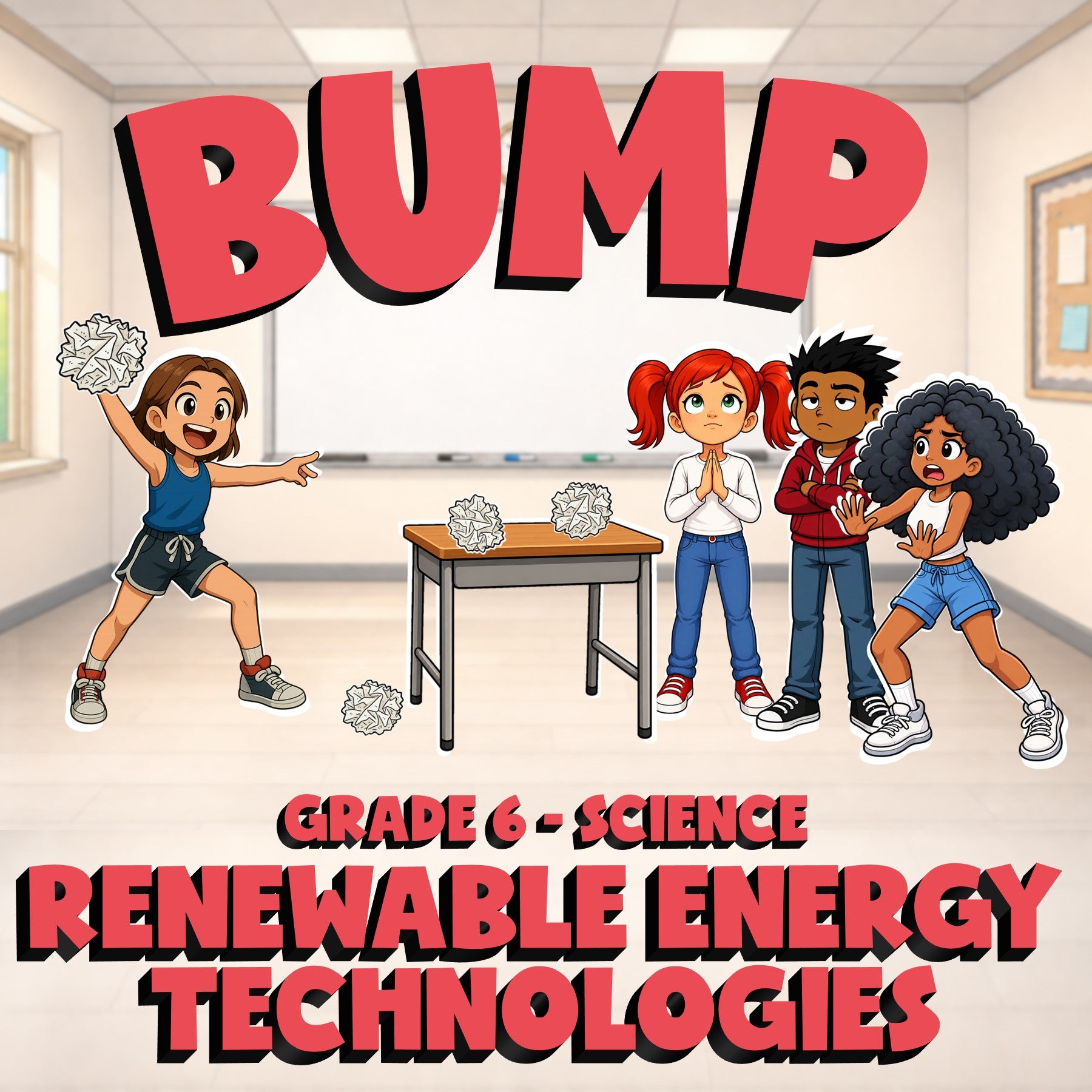 Renewable Energy Technologies BUMP Science Game - No Prep Grade 6 Review