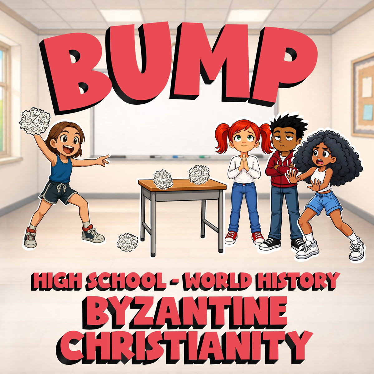 Byzantine Christianity BUMP Game - No Prep World History Review Activity