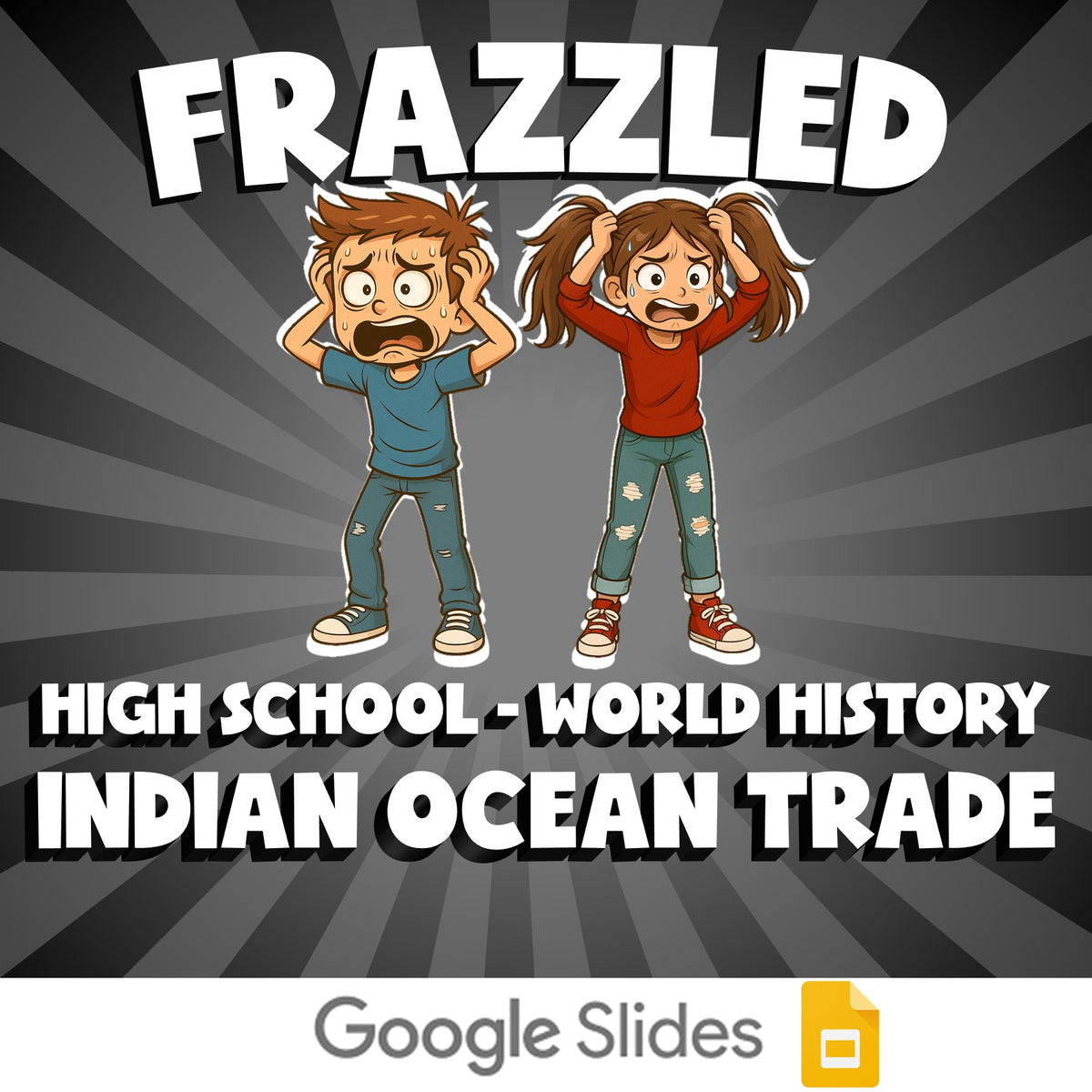 Indian Ocean Trade FRAZZLED Game - No Prep World History Review Activity