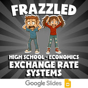 Exchange Rate Systems FRAZZLED Economics Game - No Prep Review Activity
