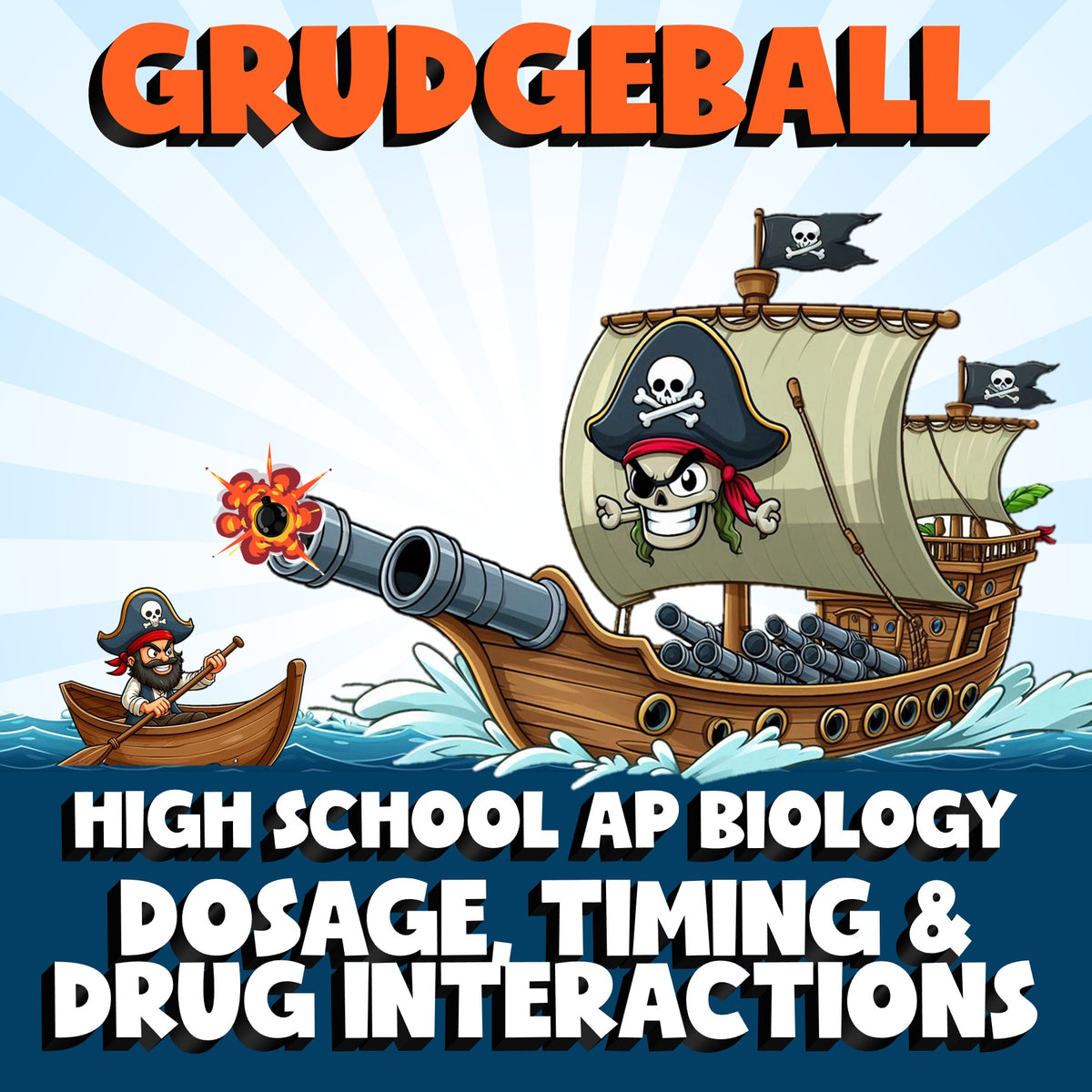 Dosage, Timing & Drug Interactions GRUDGEBALL Science Game - No Prep AP Biology