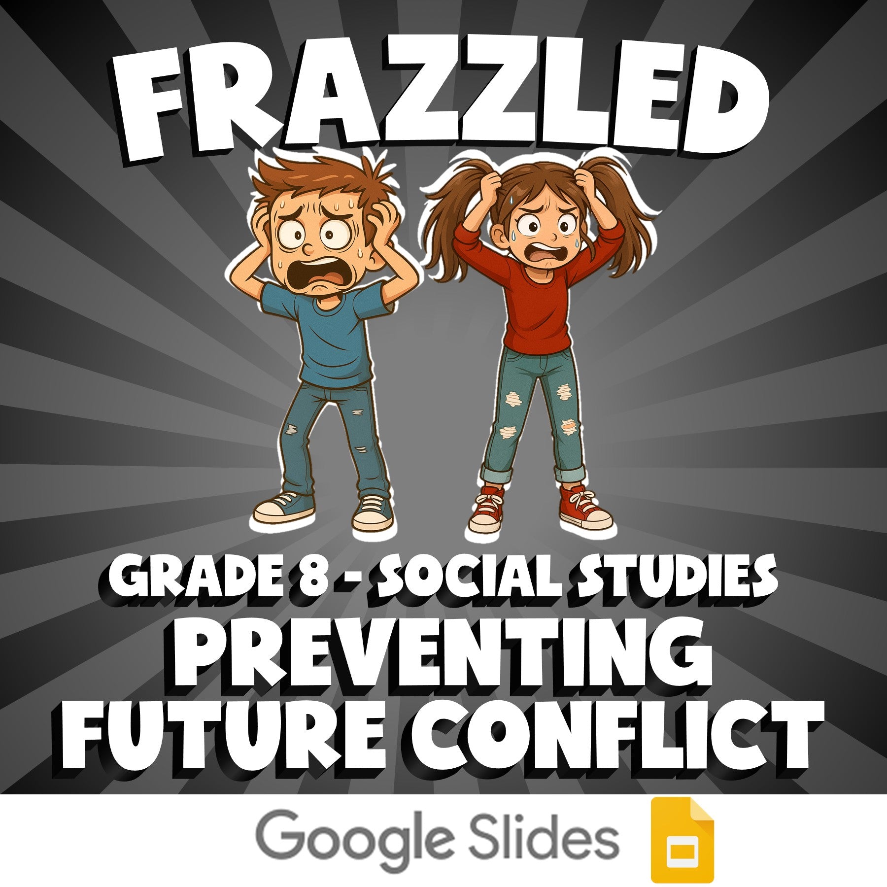 Preventing Future Conflict FRAZZLED Socials Game - No Prep Grade 8 Review