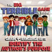 Identify the Author’s Purpose BIG TERRIBLE GAME - No Prep Grade 4 ELA Review