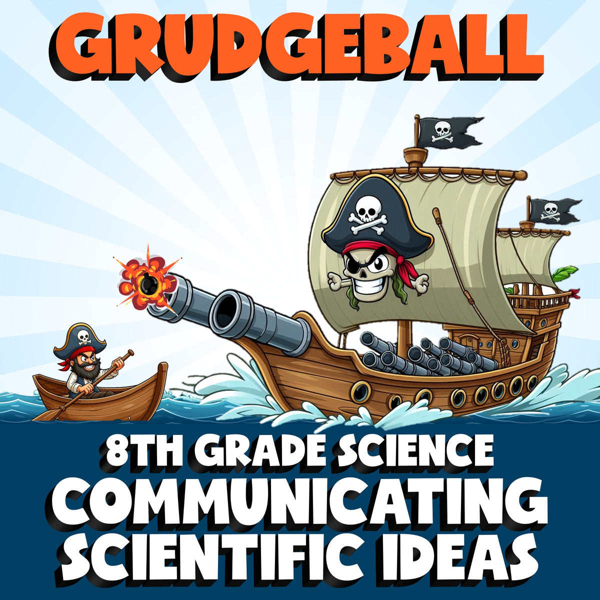Communicating Scientific Ideas GRUDGEBALL Science Game - No Prep Grade 8 Review