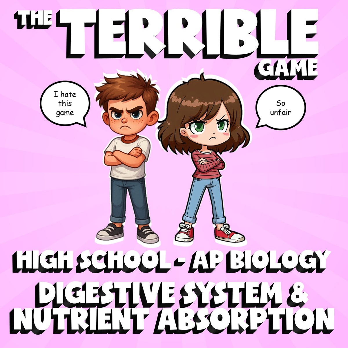 Digestive System & Nutrient Absorption THE TERRIBLE GAME - AP Biology Review