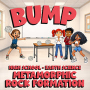 Metamorphic Rock Formation BUMP Game - No Prep Earth Science Review Activity