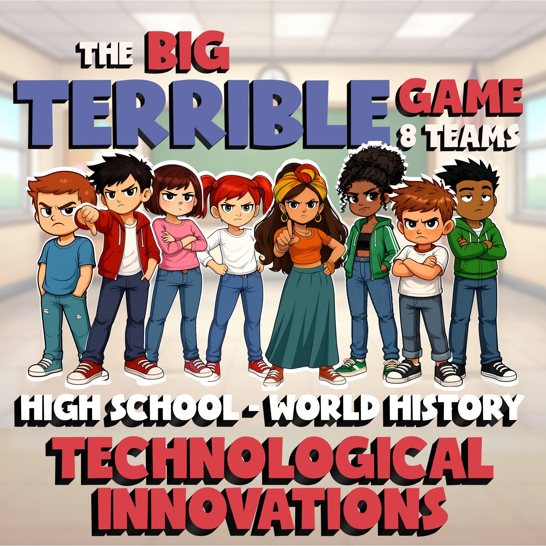Technological Innovations BIG TERRIBLE GAME - No Prep World History Review