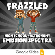 Emission Spectra FRAZZLED Science Game - No Prep Astronomy Review Activity