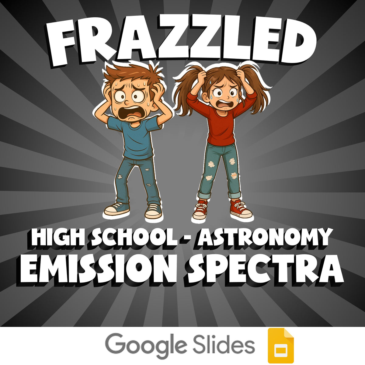 Emission Spectra FRAZZLED Science Game - No Prep Astronomy Review Activity