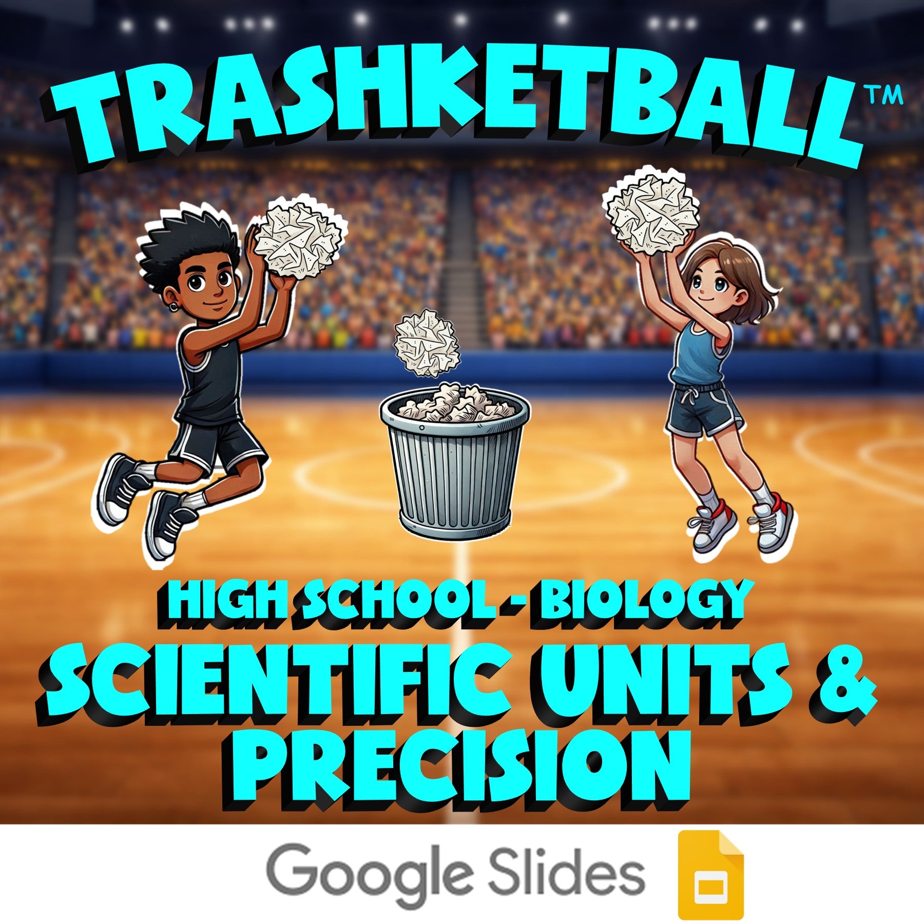 Scientific Units & Precision TRASHKETBALL Science Game - No Prep Biology Review